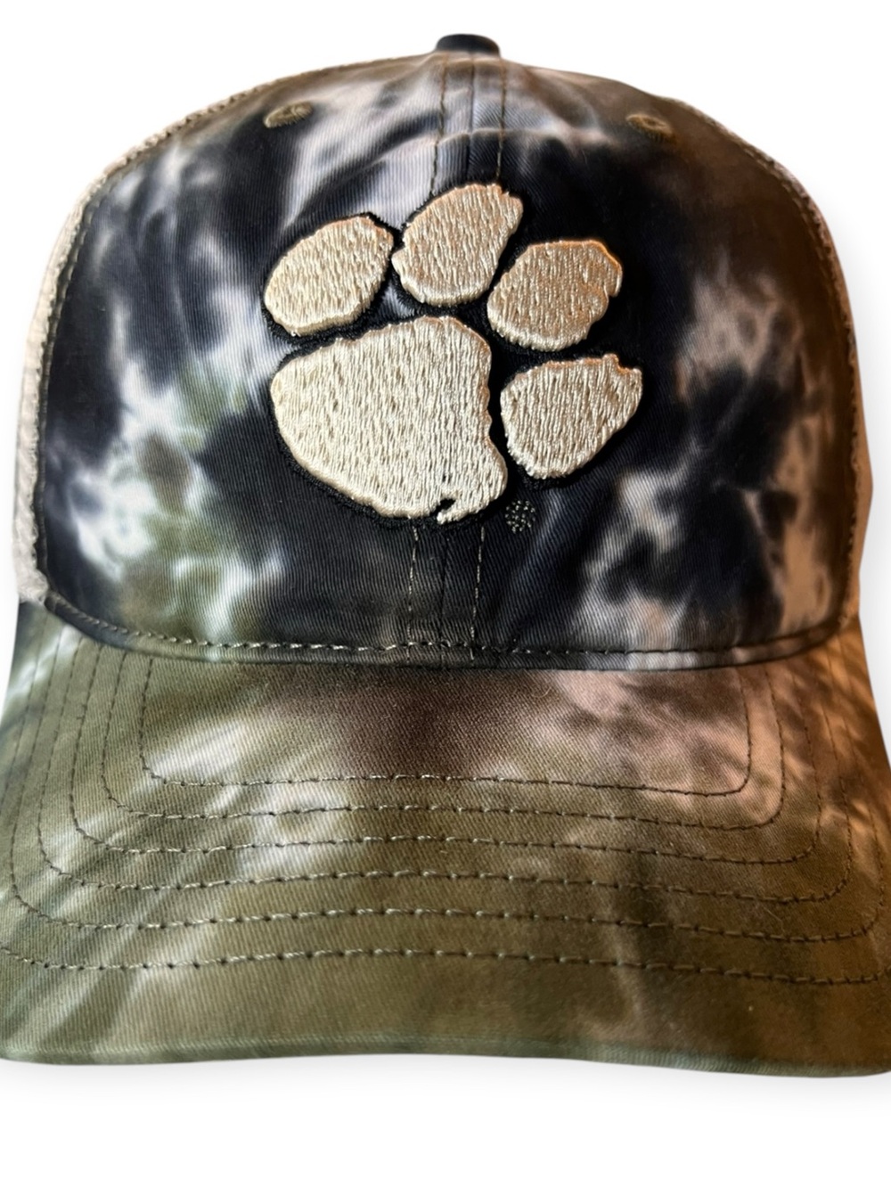 Clemson Operation Hat Trick OHT Camo Paw Trucker Hat NWT